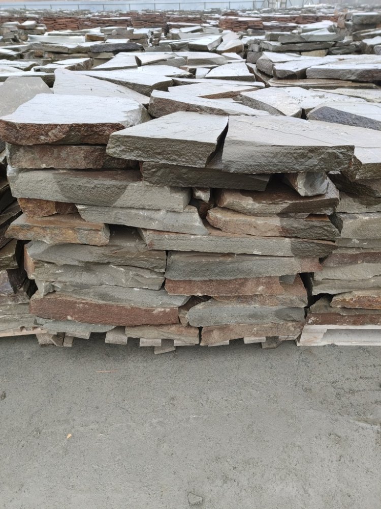 Плитняк песчаник серо-зелёный для мощения 60-65 мм купить в Салавате