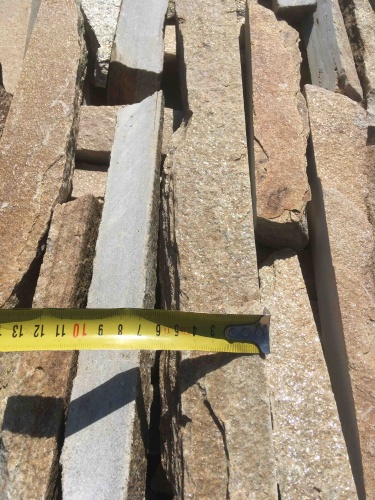 Горбушка златолит золотистый для облицовки купить в Салавате