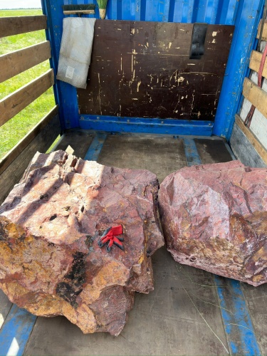 Ландшафтные глыбы красно-фиолетовые 200-1000 килограмм купить в Салавате