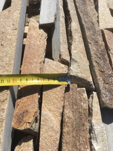 Горбушка златолит золотистый для облицовки купить в Салавате