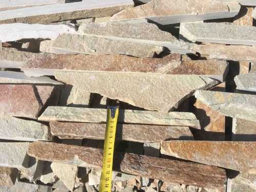 Горбушка златолит золотистый для облицовки купить в Салавате