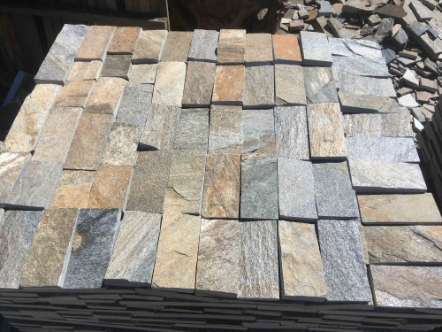 Плитка пилёная златолит Уральский для цоколя, отмостки купить в Салавате