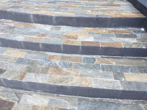 Плитка из Златолита Уральского для лестницы купить в Салавате