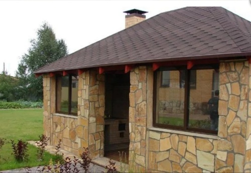 Плитняк златолит жёлтый для фасада 1,5-3 см купить в Салавате