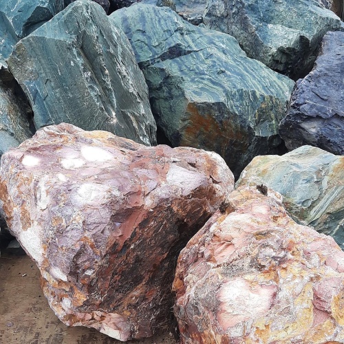 Ландшафтные глыбы красно-фиолетовые 200-1000 килограмм купить в Салавате