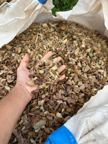 Златолит персиковый декоративная каменная крошка купить в Салавате