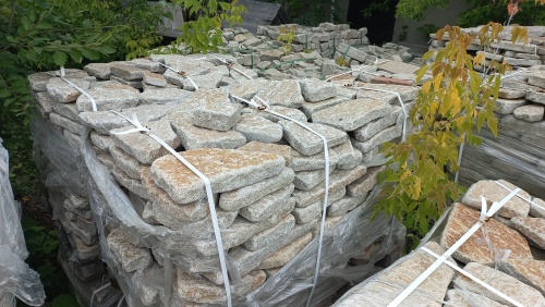 Гранитный плитняк галтованный для парковки купить в Салавате