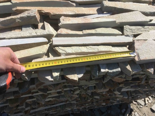 Горбушка златолит золотистый для облицовки купить в Салавате