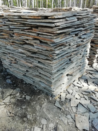 Плитняк златолит Уральский для цоколя, отмостки купить в Салавате