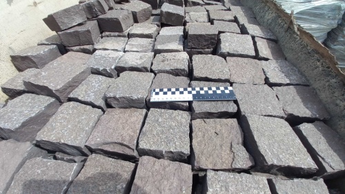 Лемезит колотая брусчатка 10 * 10 см. для парковки купить в Салавате